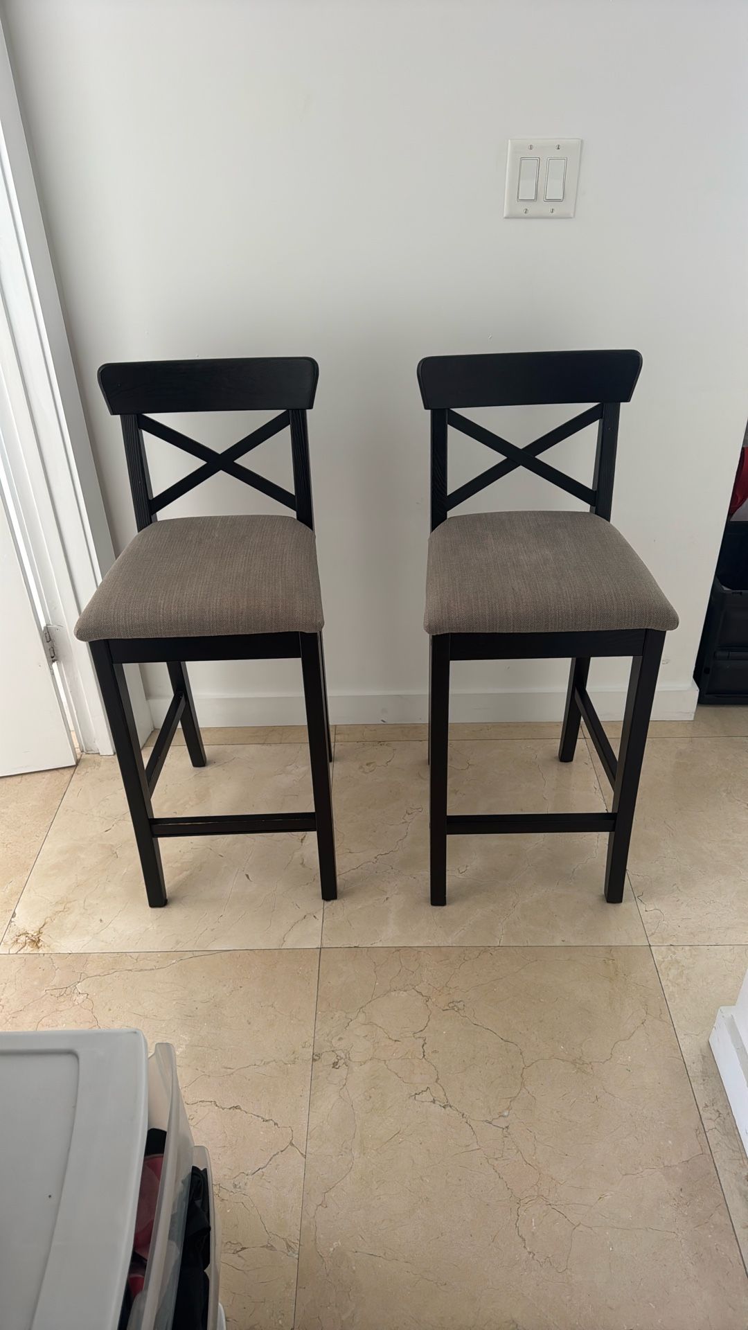 Set Of 2 Barstools- IKEA