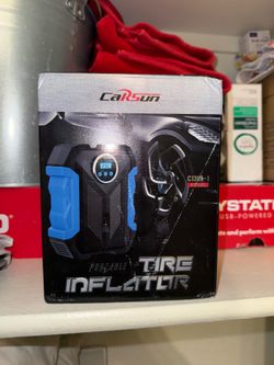 Carsun portable tire inflater