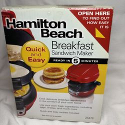 Hamilton Beach Sandwich Maker