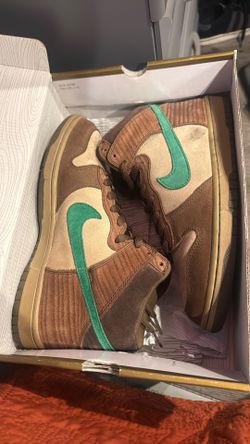 Nike SB Dunk Highs / Wood Deck / OG All / Sz. 9