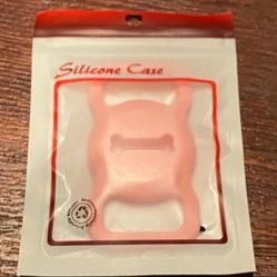 Pink Bone Air Tag Collar Holder