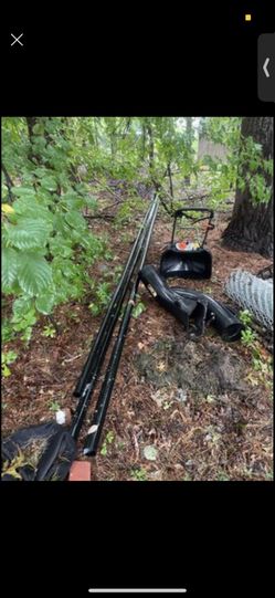 Black Chain Link Posts 