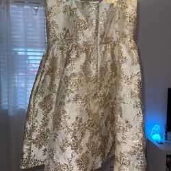 White Gold Dress 