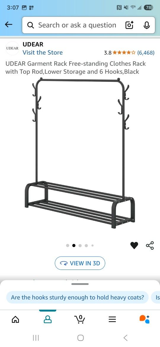 Coat And Shoe Rack