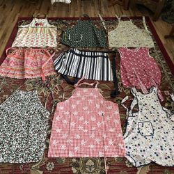 Aprons (16) Bib & Waist, Some Vintage & All in Excellent Condition (1 Lot)