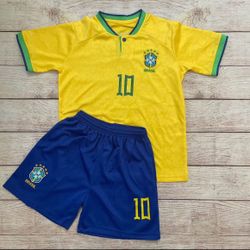 Brasil Neymar Jr. #10 Boys set Size 20