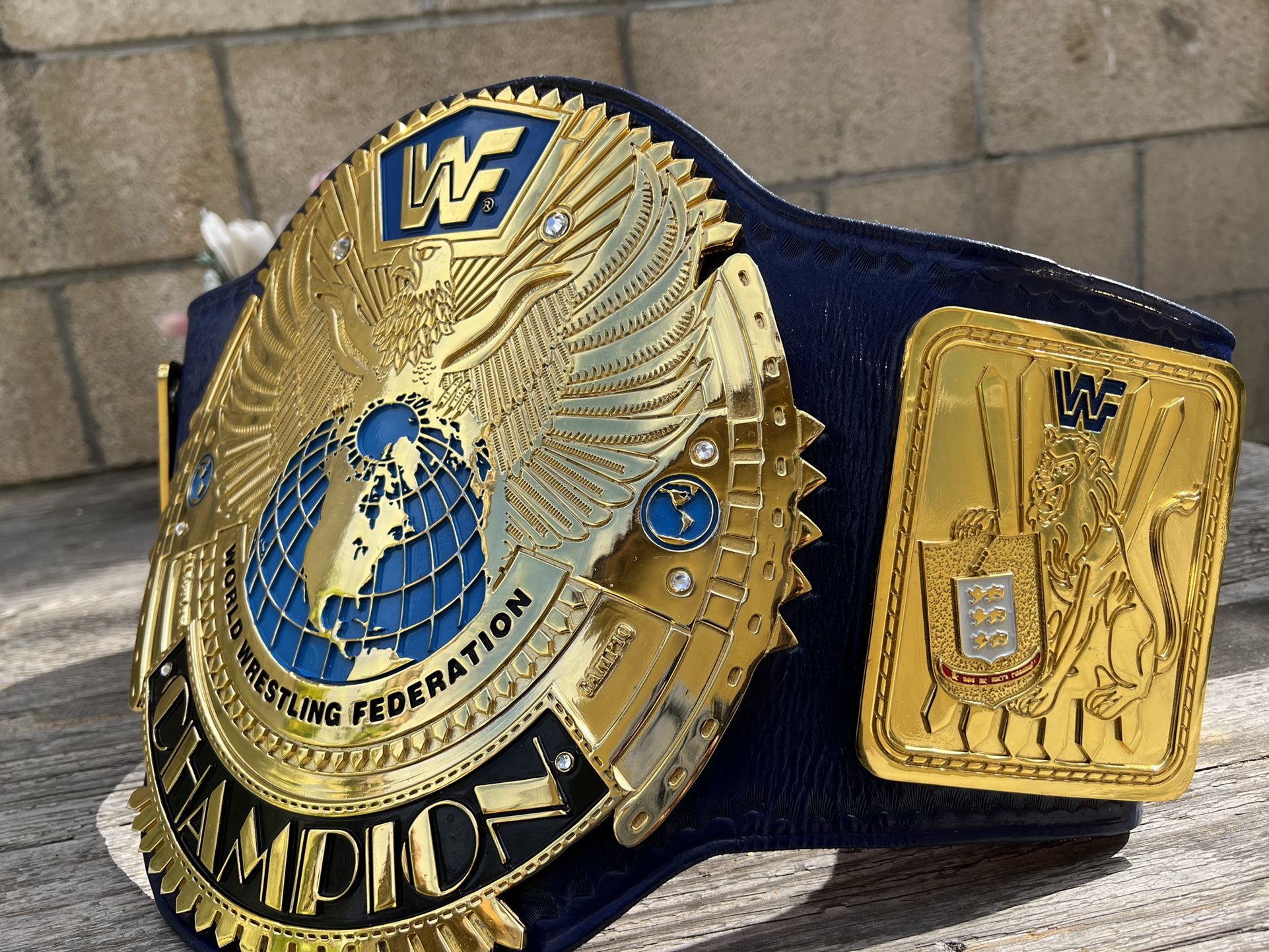 WWF BLOCK LOGO BIG EAGLE HEAVYWEIGHT CHAMPIONSHIP BELT /WWE