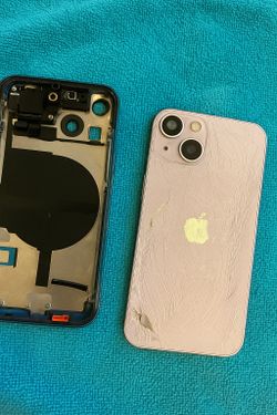 iPhone 13 Pro Cracked 14 Plus Back Glass 16 Pro Screen 12 Pro Max Housing Frame Replacement