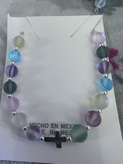 Bonita Pulsera Piedras Naturales Y Plata 925 