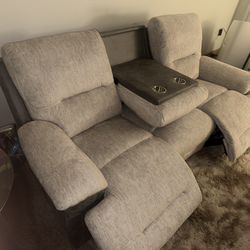 Power Recline Couch&Loveseat