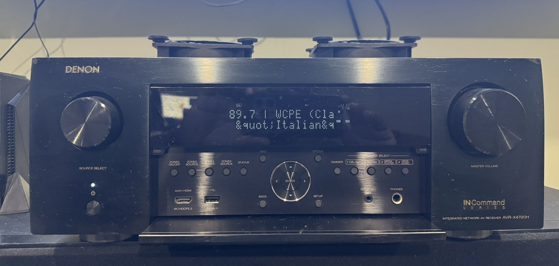 Denon AVR-X4700H Home theater receiver/amplifier