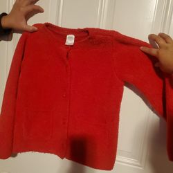 Red Sweater Size 6-7