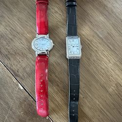Red Black Leather Coldwater Creek Watches for Sale in Oro Valley AZ OfferUp