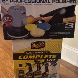 Polisher & Car Cleaning Kit $80 For Both OBO