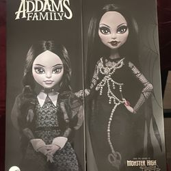 Monster High Skullector Addams Family Doll Two-Pack: Morticia & Wednesday