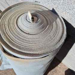 Weed control fabric barrier for use in different applications before putting gravel down moisture barrier.