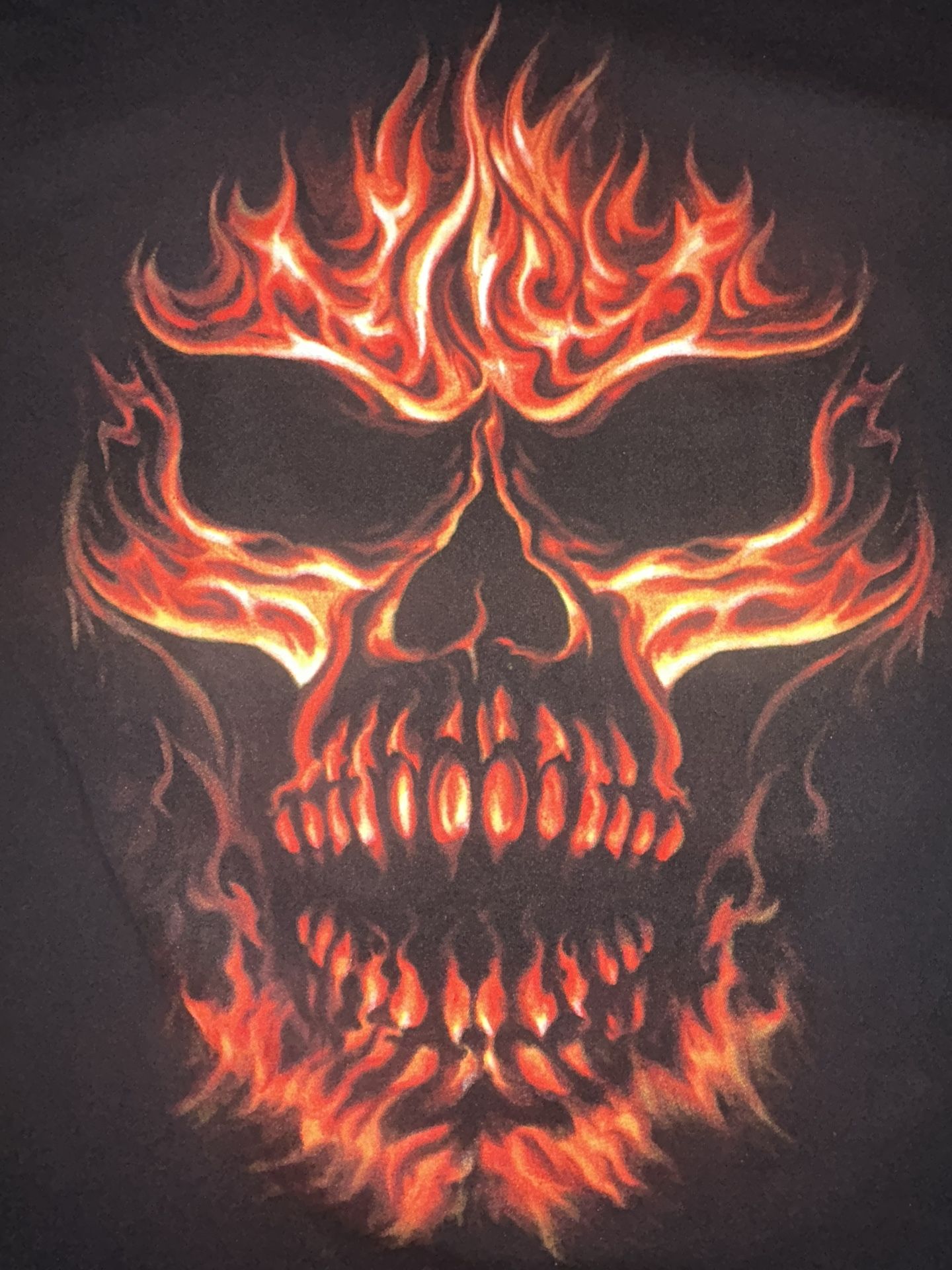 2001 Foaming Skull Long Sleeve