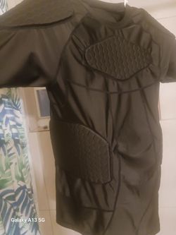 Youth football padded shirt Large