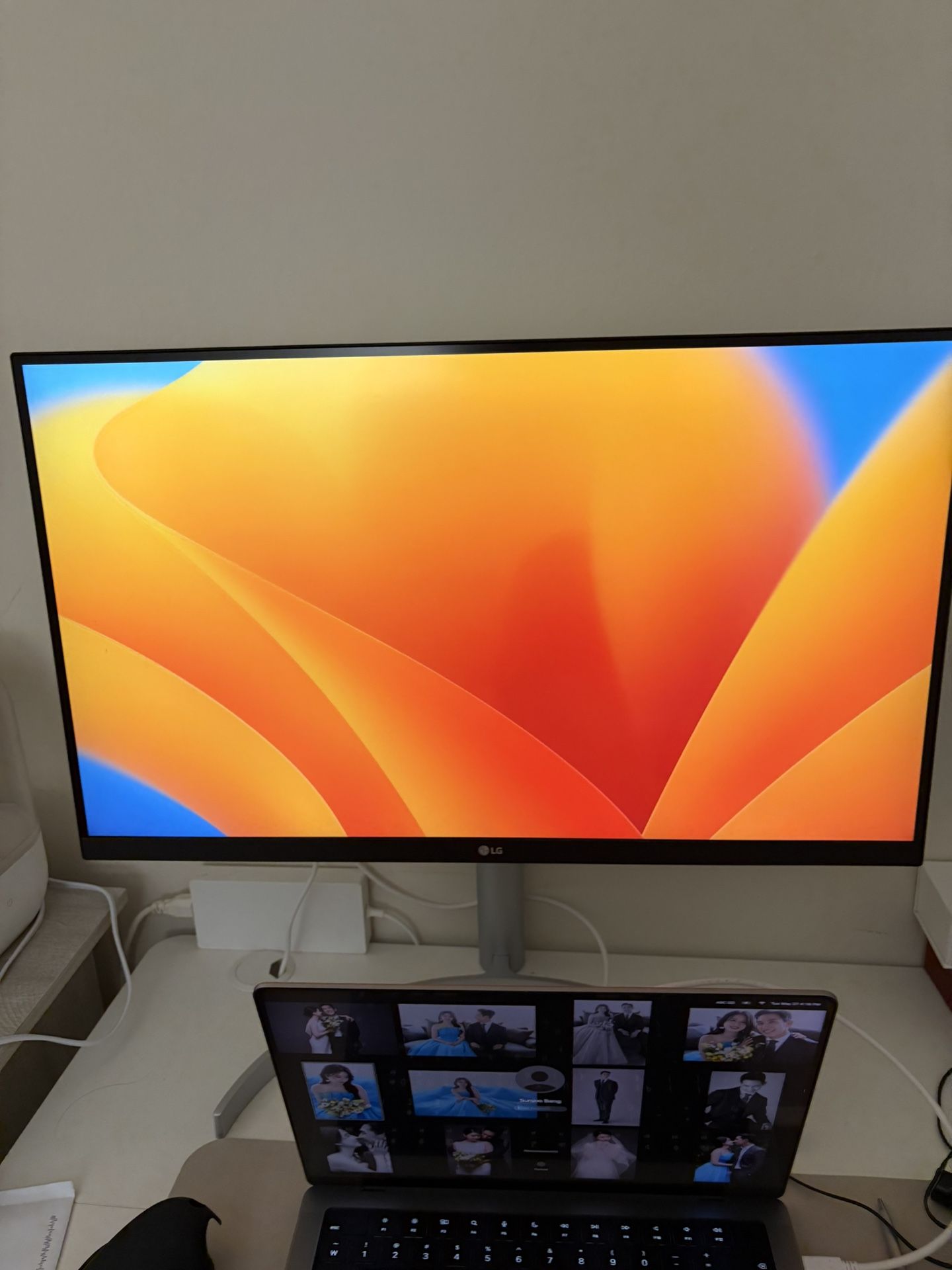 LG Monitor 27 Inch 27UN850-W