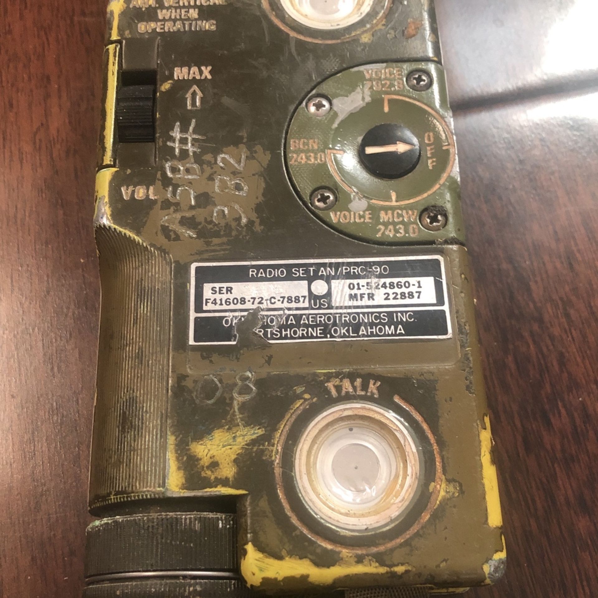 Vintage Military Radio Set AN/PRC-90