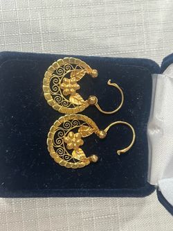 14k Gold Arracadas