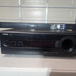 YAMAHA RECEIVED  SOUND BAR NO BLUETOOTH  $120