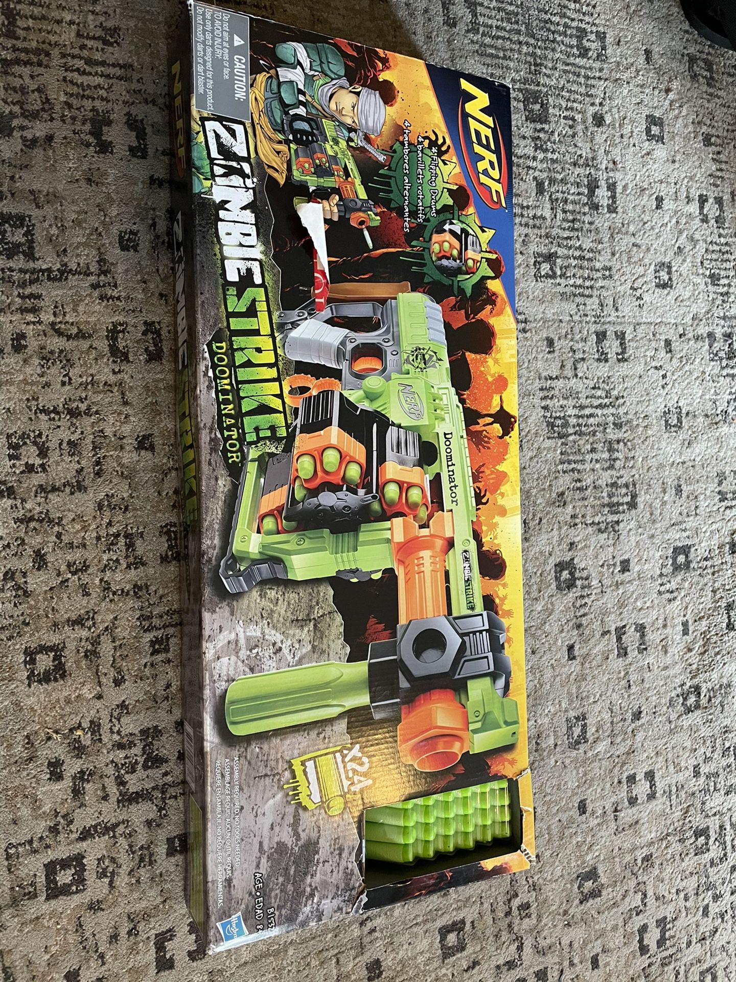 Zombie strike nerf gun and bullets