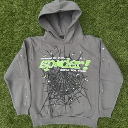 Spider Hoodie Brain Steel
