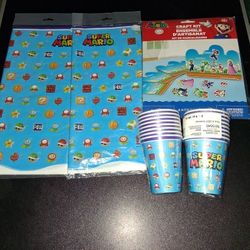 Super Mario Bros Party Supplies 