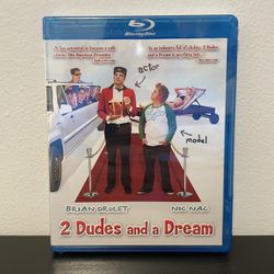 2 Dudes And A Dream Blu Ray Movie NEW SEALED Simon Rex Andy Milonakis RARE 2010