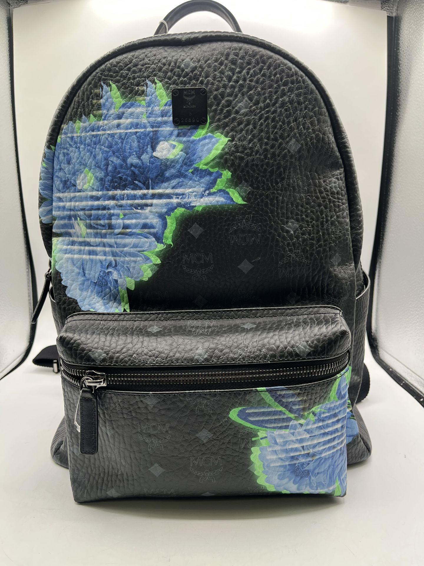 MCM Stark Tech Flower Visteis Backpack