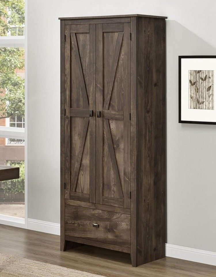 New Inbox Storage Cabinet Rustic Color 2 Available 120 Each 