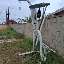 Century Heavy Bag and Speed Bag Platform - White