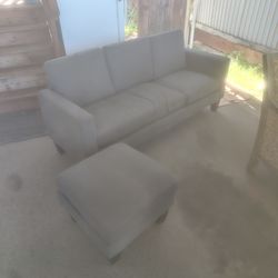 Dark gray Sofa for a home.