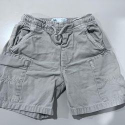 Zara Toddler Boy Beige Cargo Short Size 4