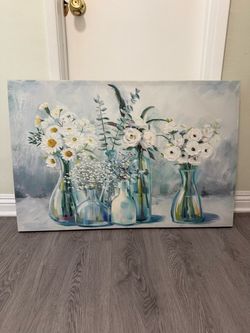 Floral wall canvas art