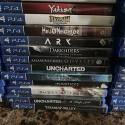 50 Adult Owned PS4 Games 