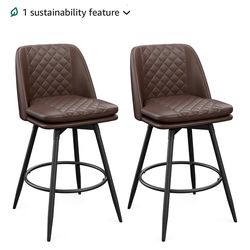 2 bar stools counter height