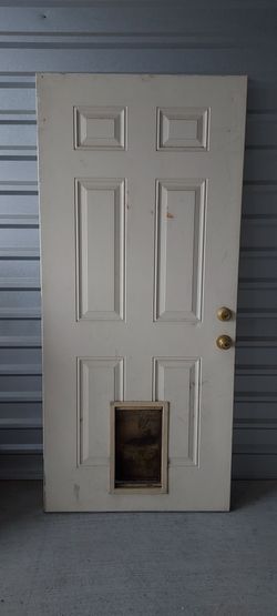 Steel Entry Door: Pet Door (36x79)