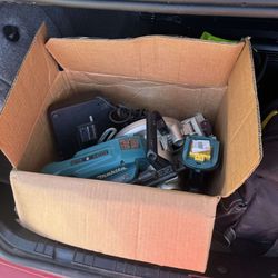 Saw/ Two Batteries/ Twin Charger And Drill