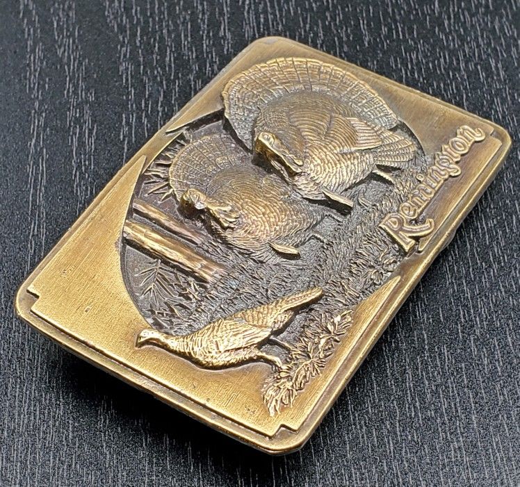 Vintage 1991 Remington Bergamot Belt Buckle