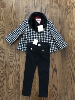 Janie and Jack Coat & Pant 12-2t