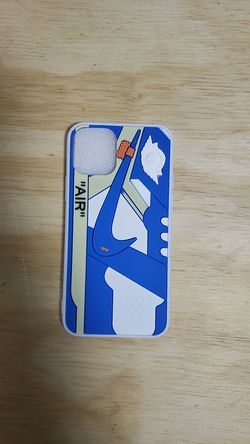 Off White Jordan 1 Case Cover Protective For iPhone 11 Pro. Bule