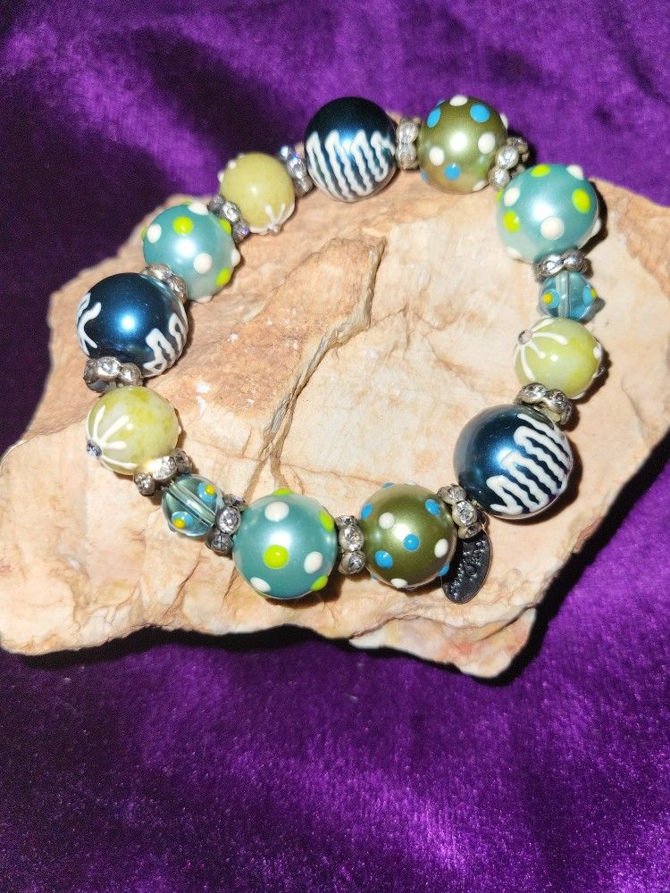 Kate & Lacy Glass Rhinestone Bracelet