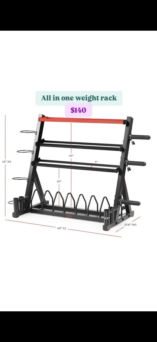 Dumbbell Rack/ Plate Rack / Weight Rack / Bar Rack