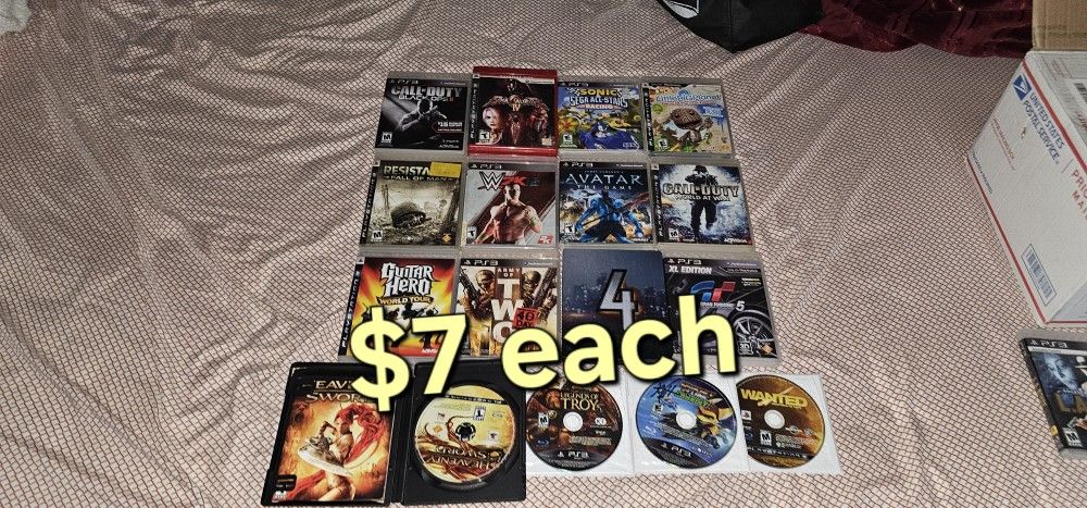 Ps3 Playstation 3 Games $ ( $7 Each )
