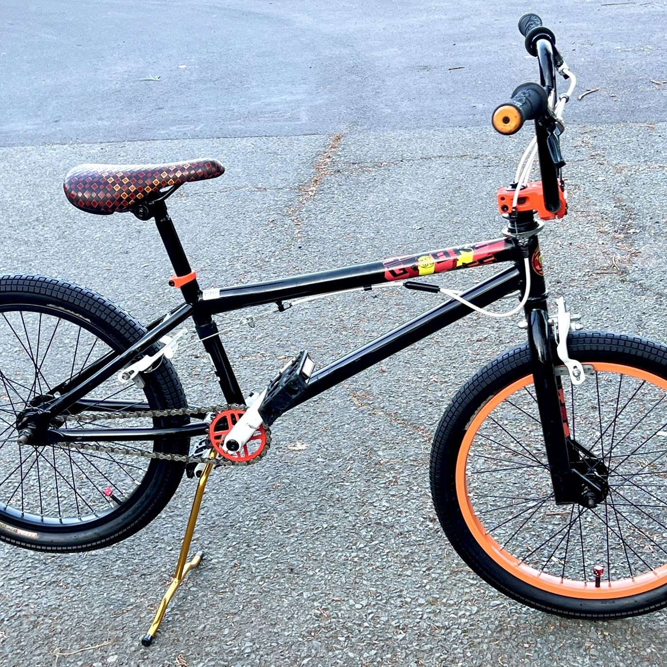 GT COMPE BMX FREESTYLE BIKE BLACK ORANGE ALL OG for Sale in Novato 
