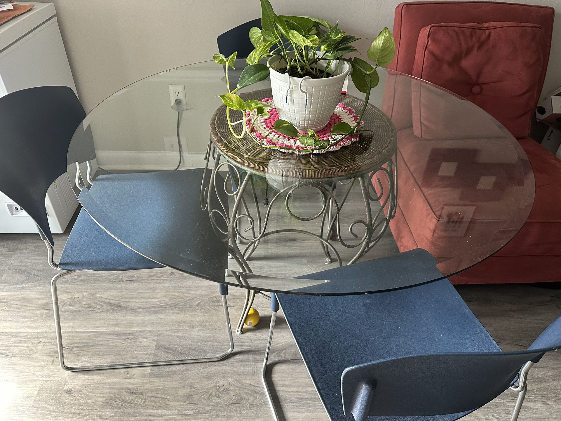Table and Chair Set , and a sofa Free