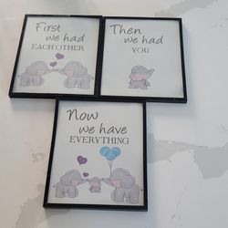 Elephant Nursery Wall Decor