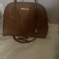 Michael Kors Mercer Dome Large Leather Satchel